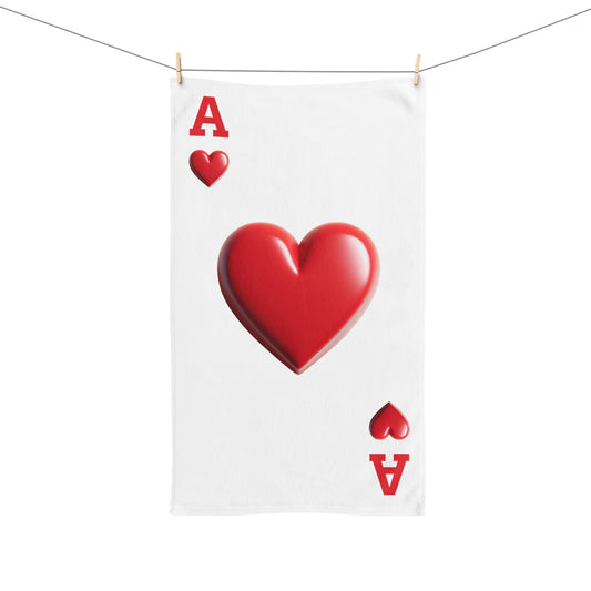Ace of Hearts - Hand Towel