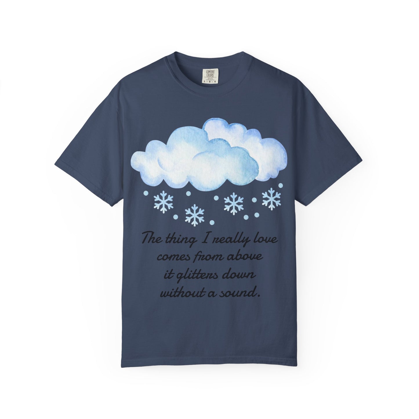Poetic Snowfall T-shirt