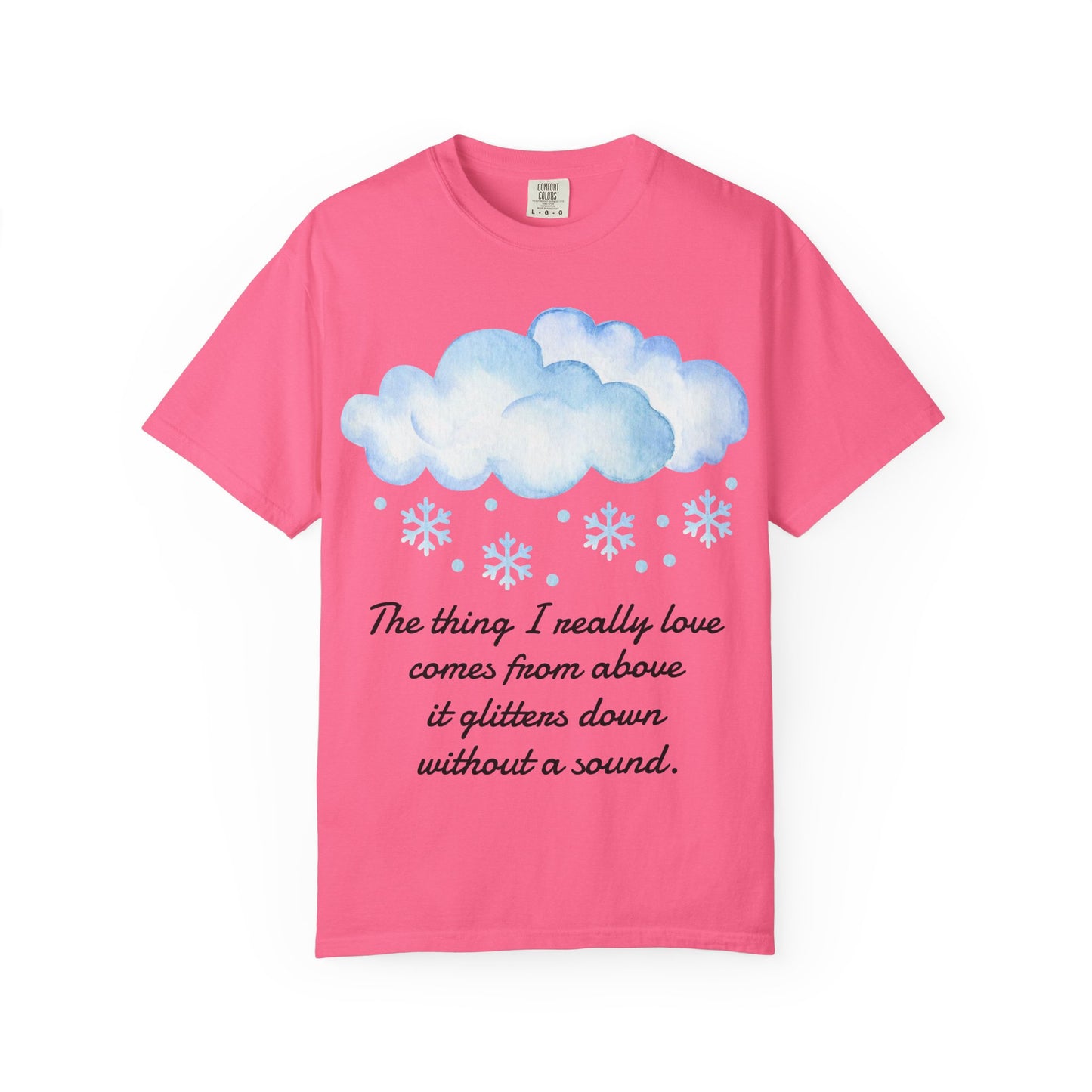 Poetic Snowfall T-shirt