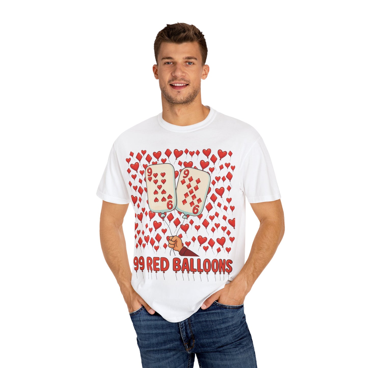 Poker T-Shirt (99 Red Balloons)