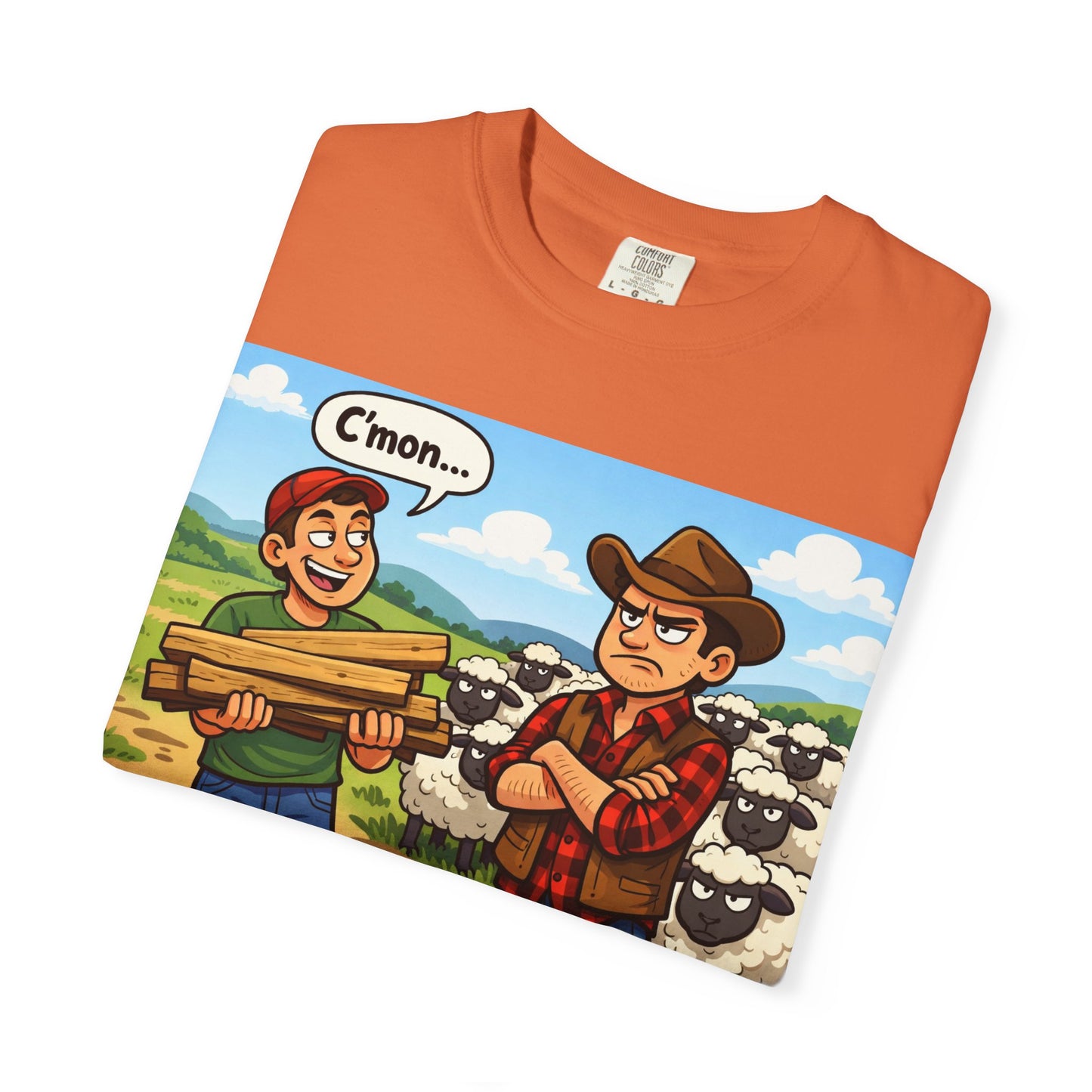 Meeple T-shirt (Wood 4 Sheep)