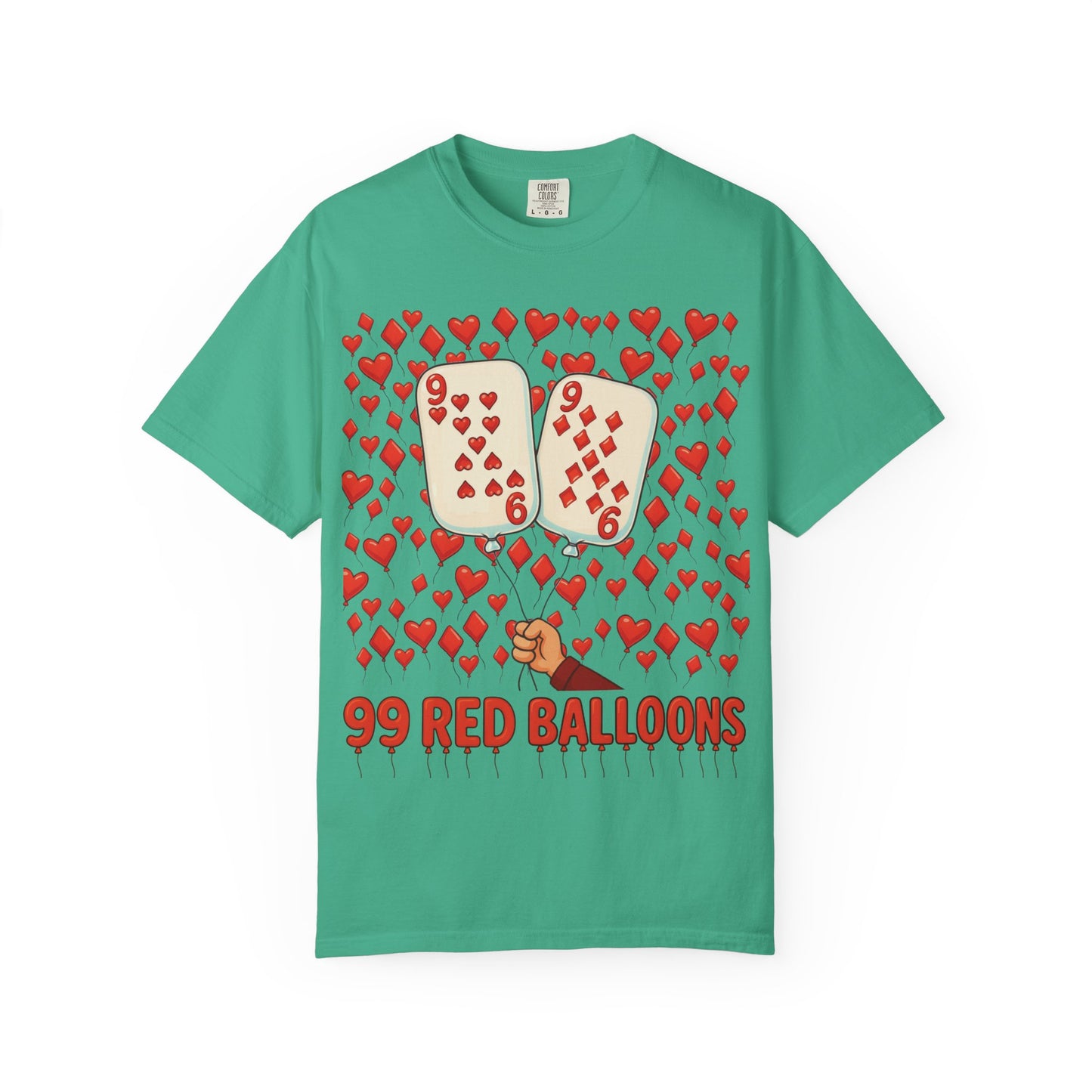 Poker T-Shirt (99 Red Balloons)