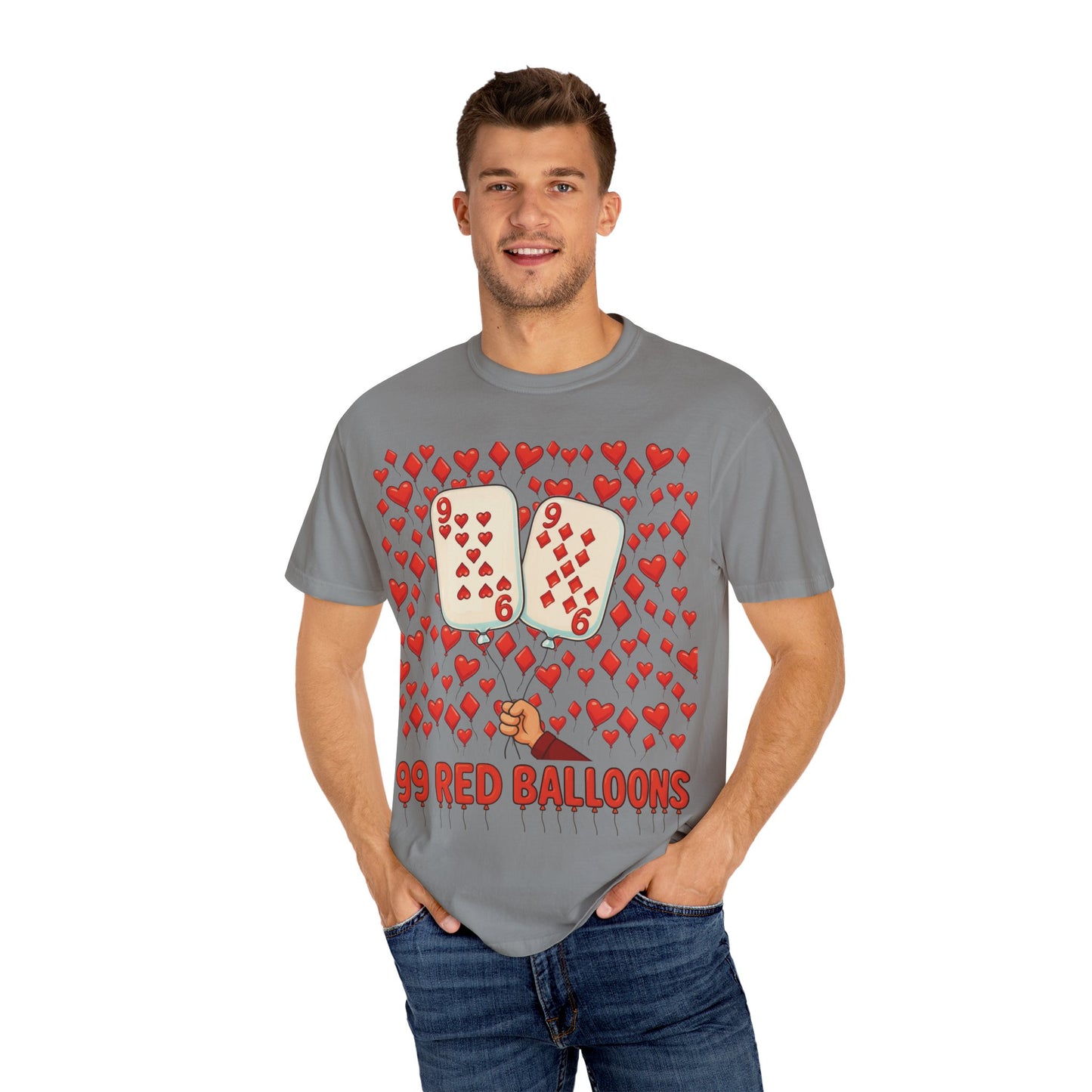 Poker T-Shirt (99 Red Balloons)
