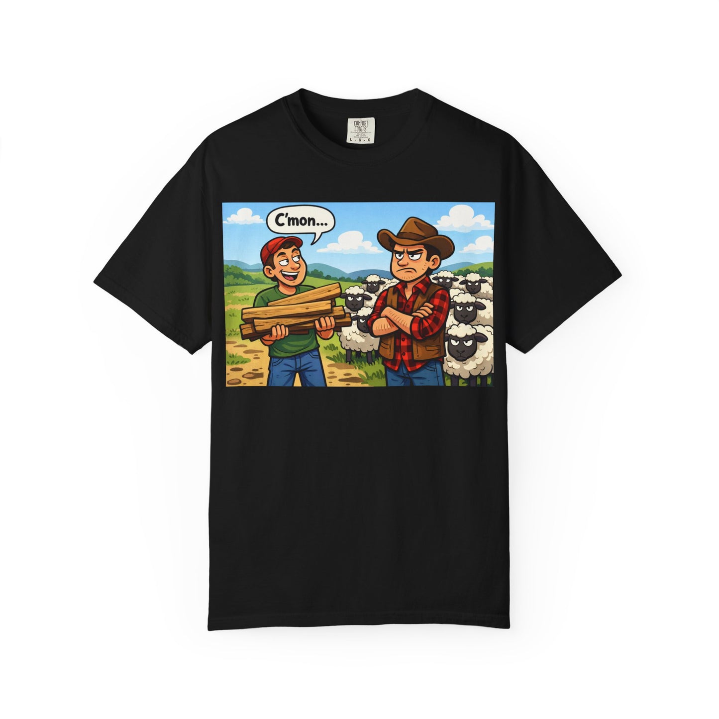 Meeple T-shirt (Wood 4 Sheep)