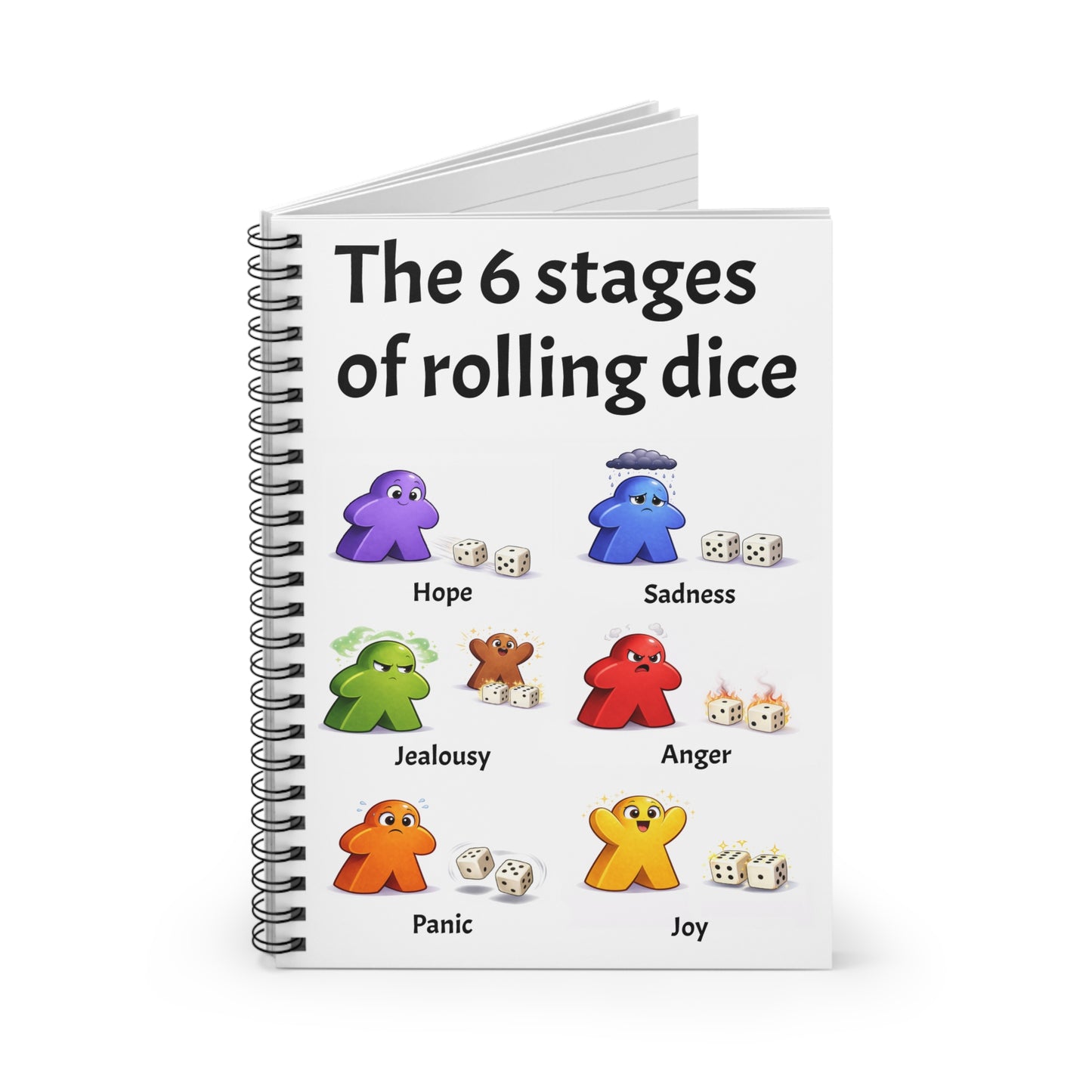 Meeple Notebook - Ruled Line