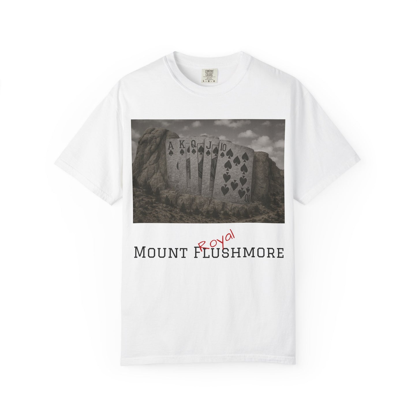 Playing Card T-Shirt (Mount Flushmore)