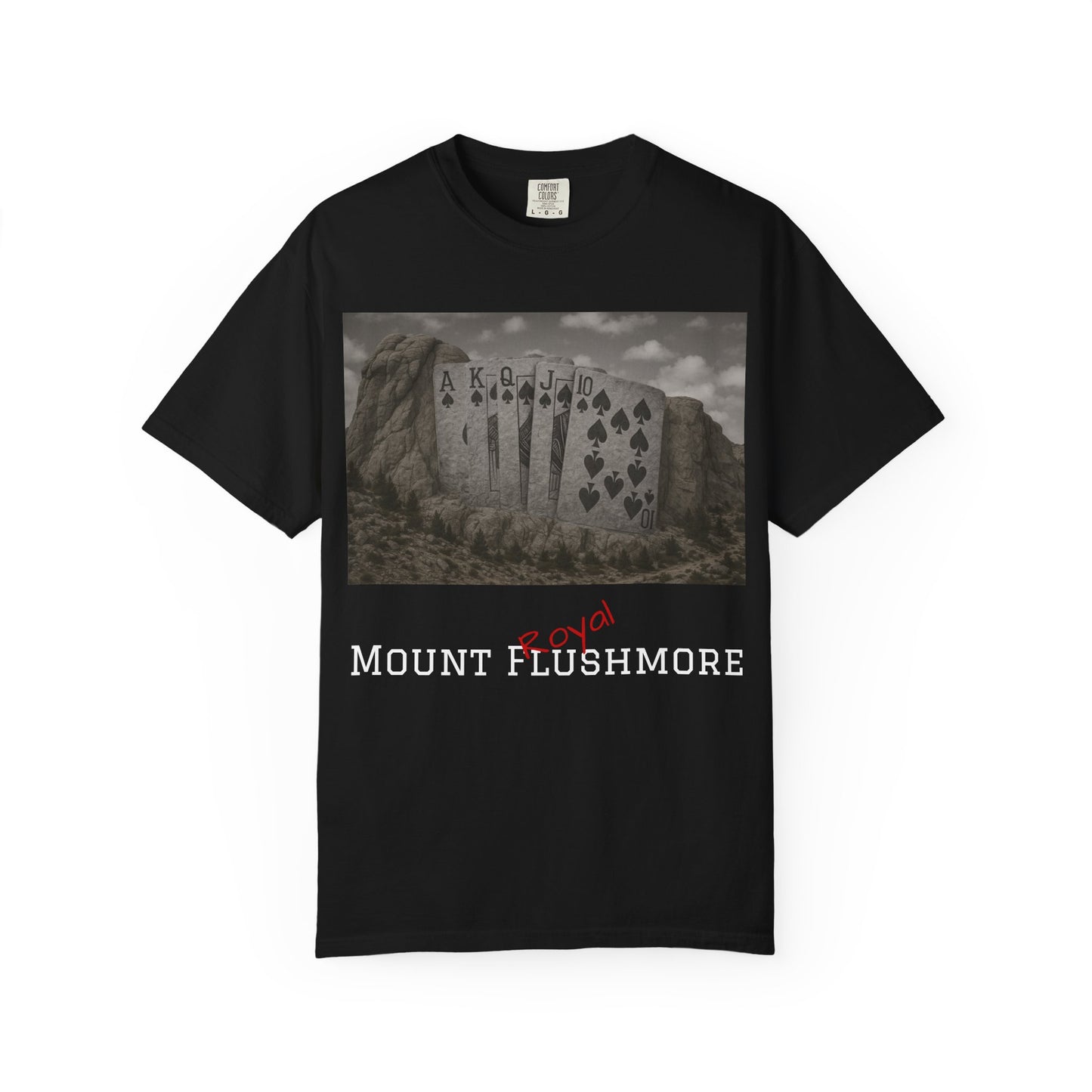 Playing Card T-Shirt (Mount Flushmore)