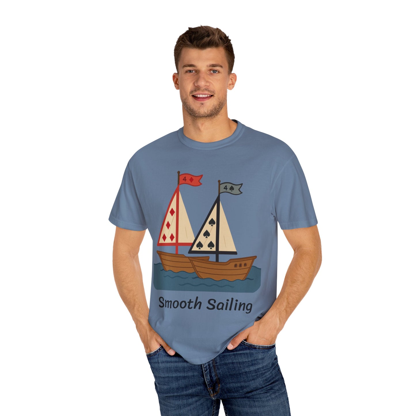 Poker T-Shirt (Sailboats)