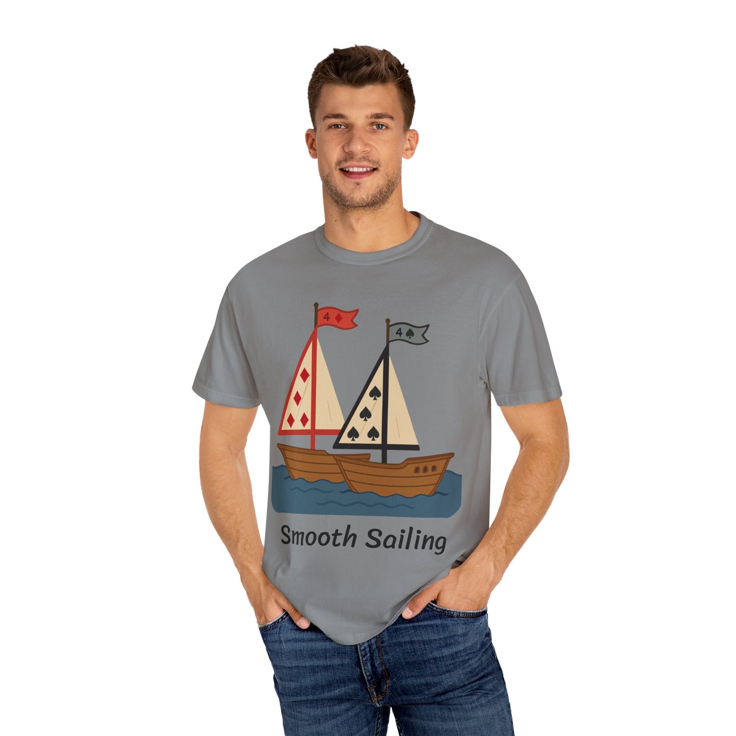 Poker T-Shirt (Sailboats)