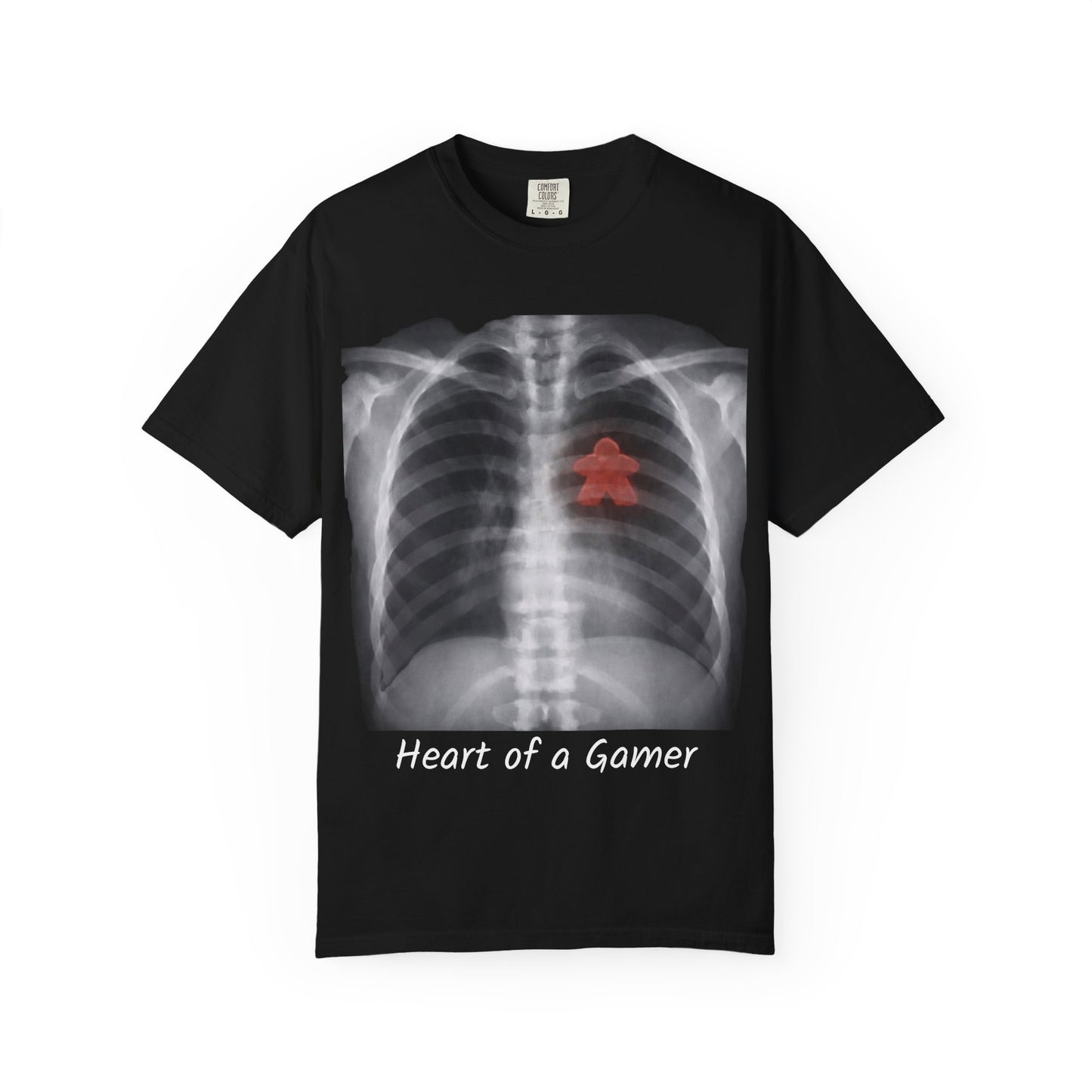 Meeple T-Shirt (Heart of a Gamer)