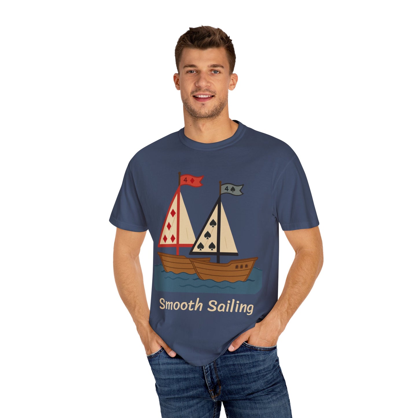 Poker T-Shirt (Sailboats)