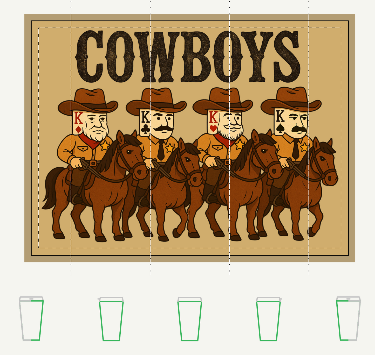 Tumbler 20oz (Cowboys)