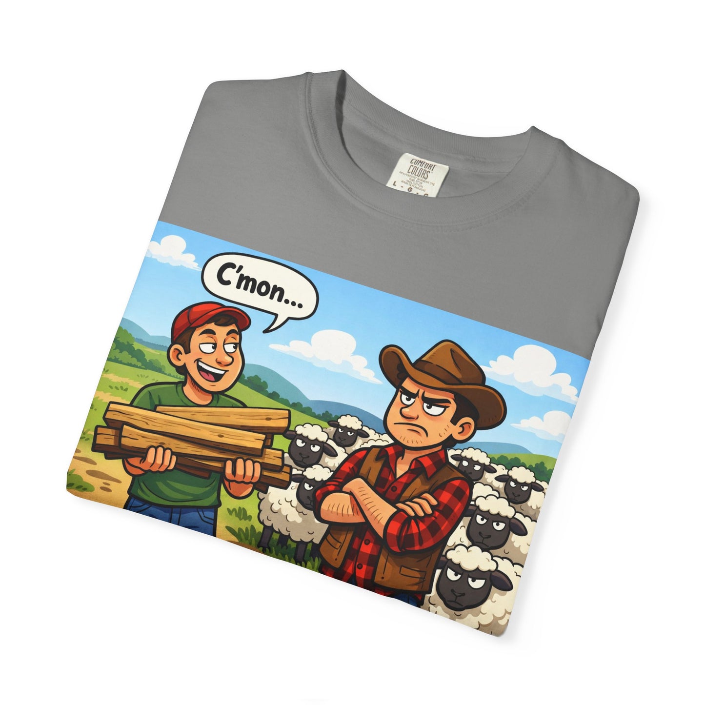 Meeple T-shirt (Wood 4 Sheep)