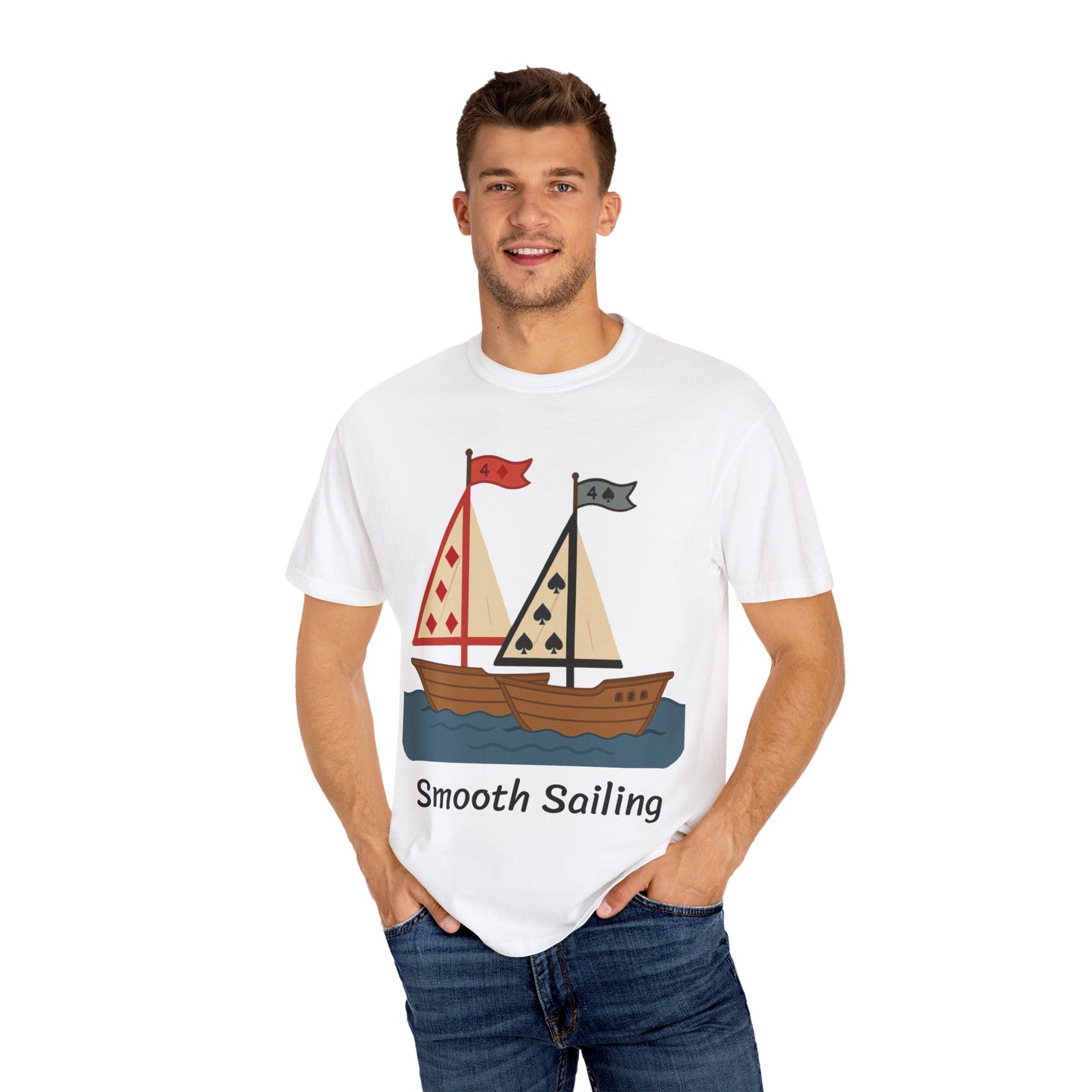 Poker T-Shirt (Sailboats)