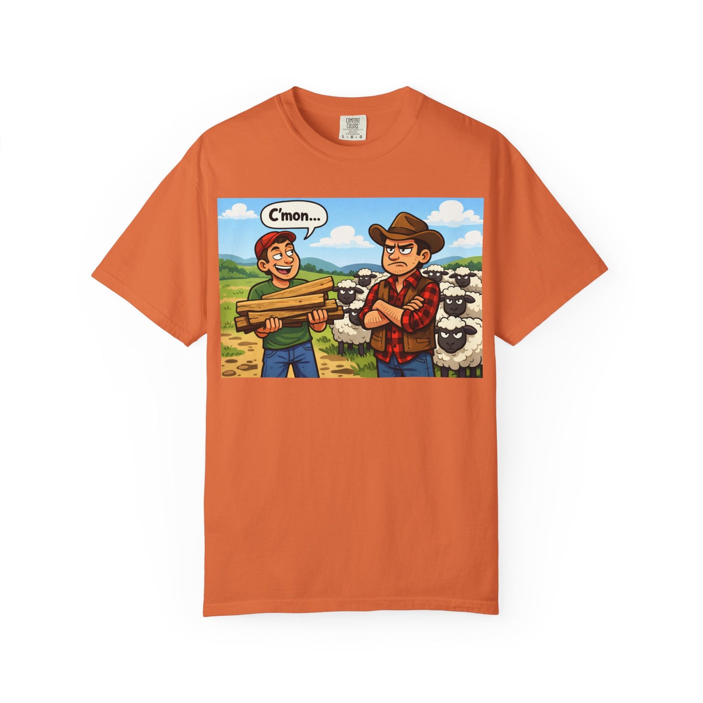 Meeple T-shirt (Wood 4 Sheep)