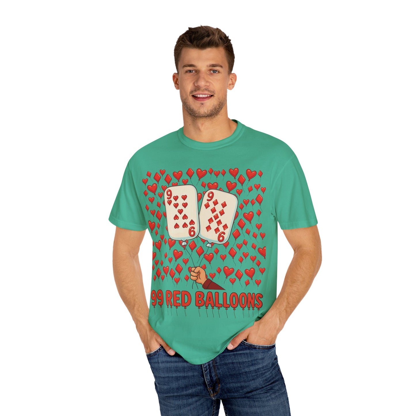 Poker T-Shirt (99 Red Balloons)
