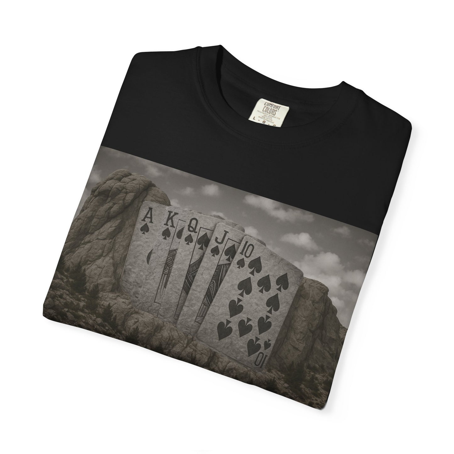 Playing Card T-Shirt (Mount Flushmore)
