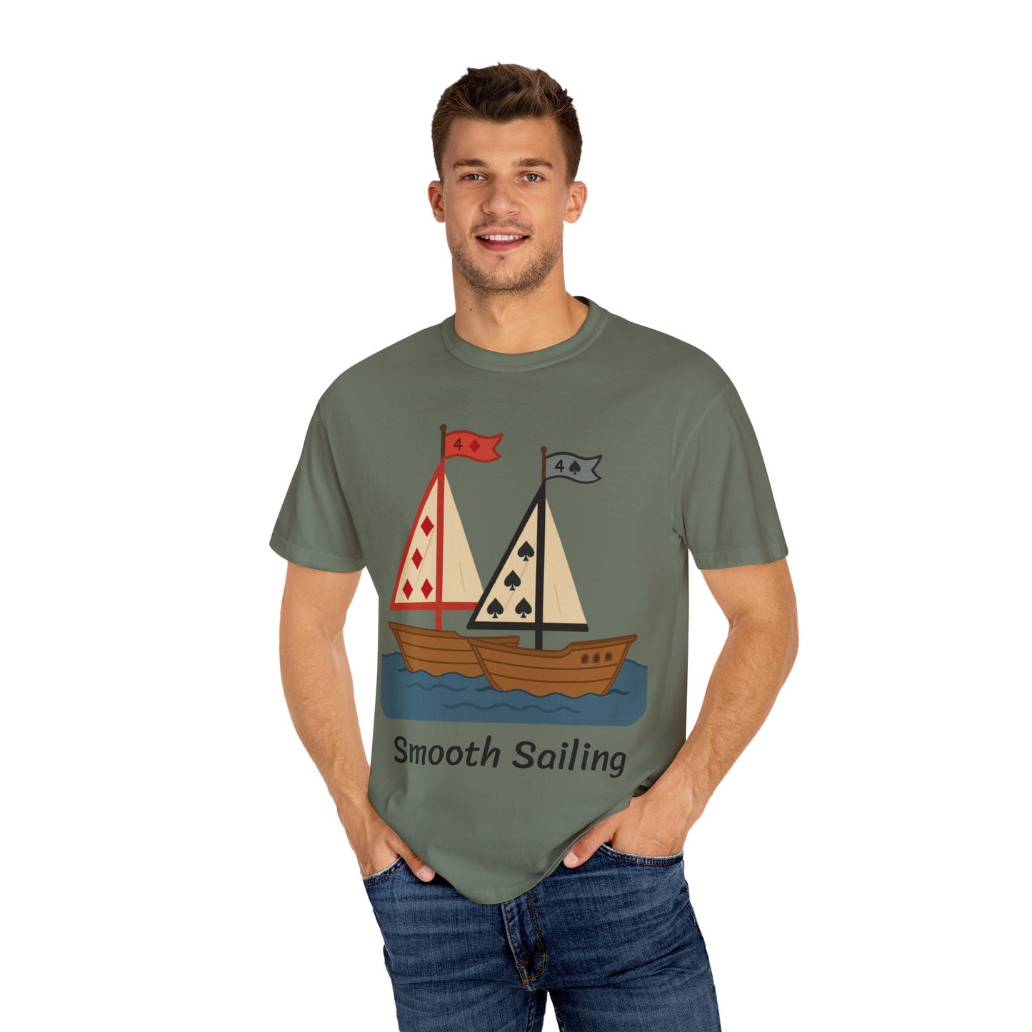 Poker T-Shirt (Sailboats)