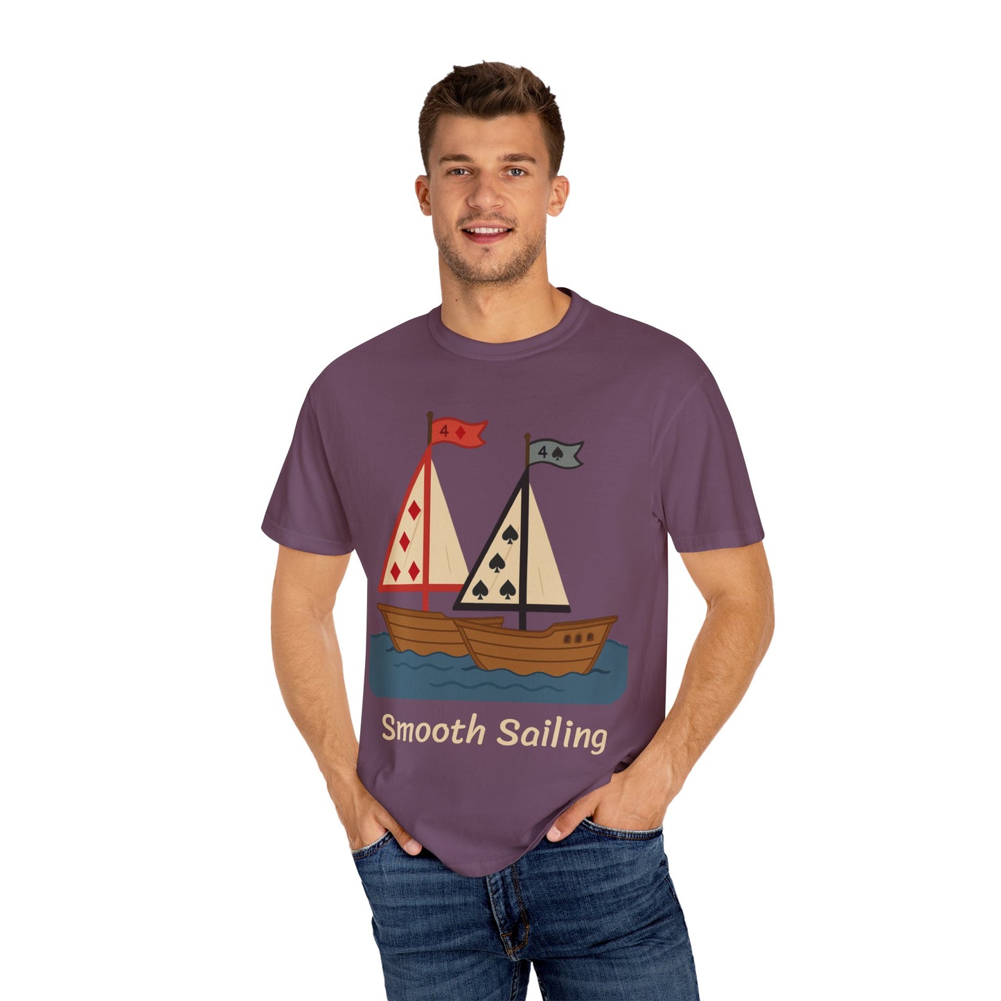 Poker T-Shirt (Sailboats)