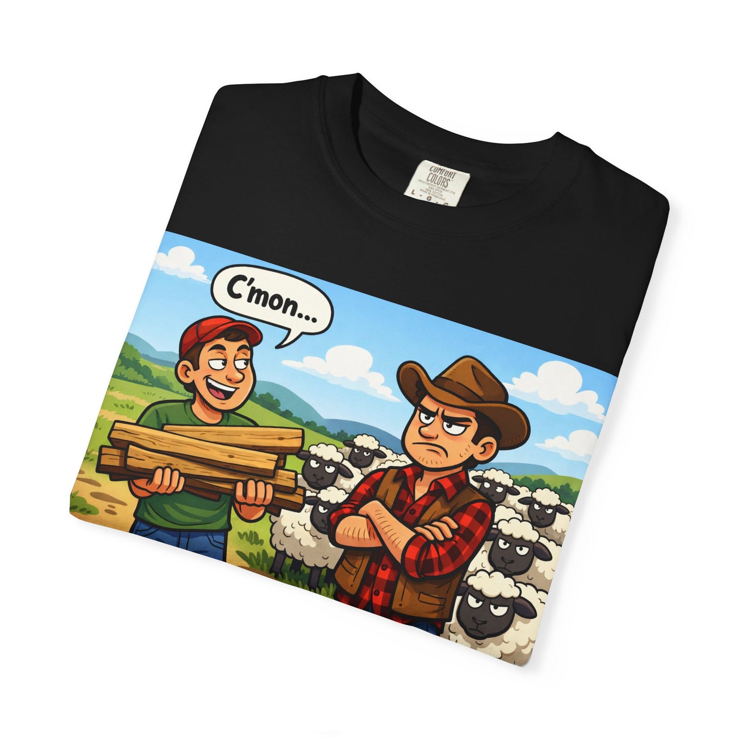 Meeple T-shirt (Wood 4 Sheep)
