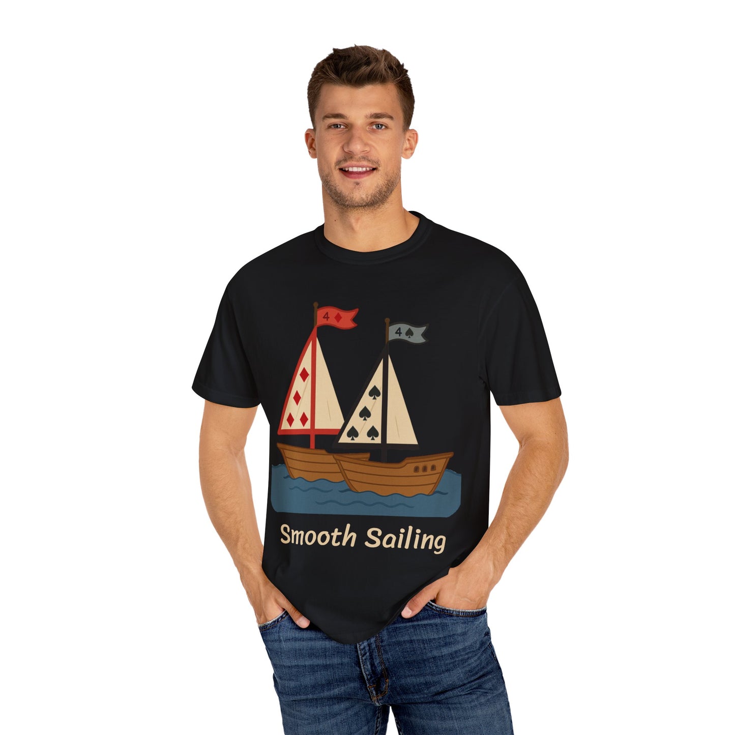 Poker T-Shirt (Sailboats)